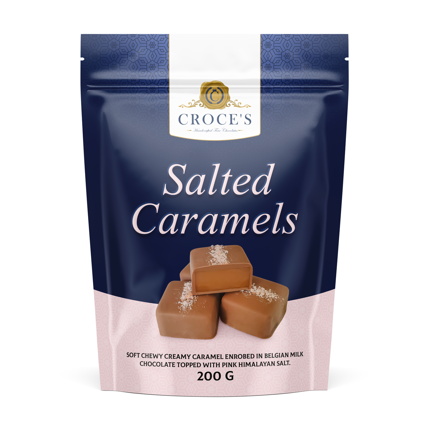 Croce's Salted Caramels, Soft Caramel, Chewy Caramel, Sweet and salty, creamy caramel, Caramel gift, Salted Caramels, Gourmet Caramels